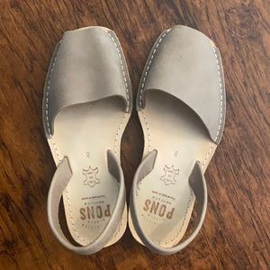 Practically new (worn once) Pons by Avarcas in color Taupe